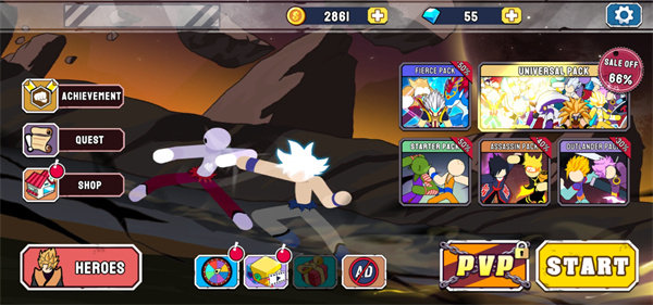 火柴人勇士超级龙影搏斗