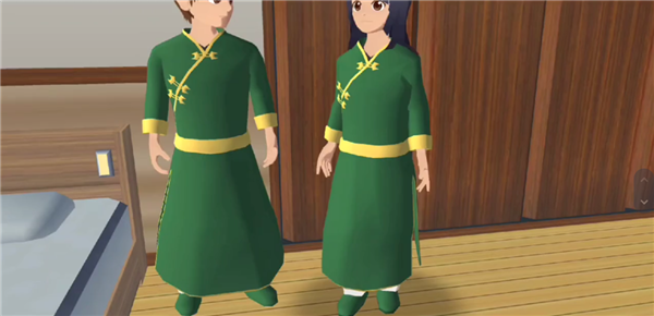 樱花校园2022新旗袍冬装棉袄