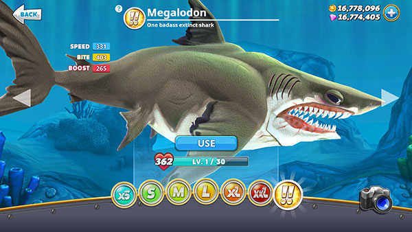 饥饿鲨世界内置菜单