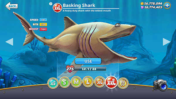 饥饿鲨世界内置菜单