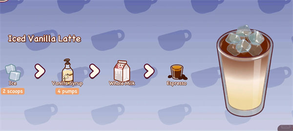 可口的咖啡内置菜单