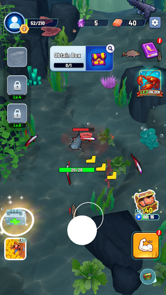 鲨鱼进化吞噬与成长