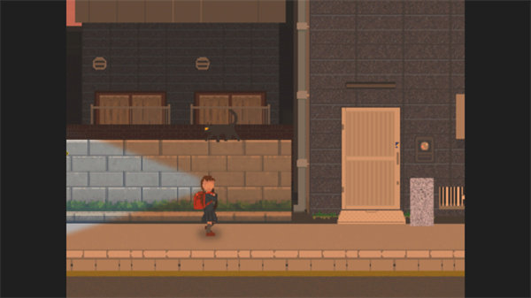 夕阳下的回家路