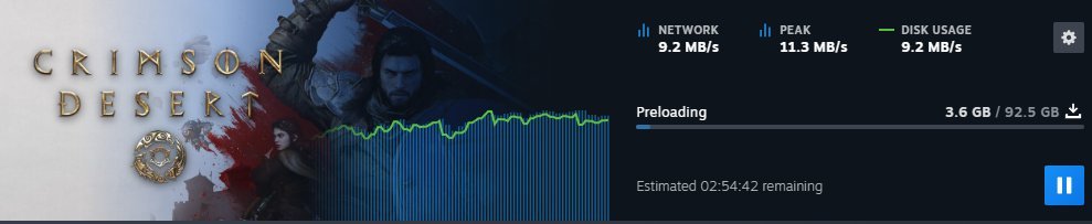 《红色沙漠》PC预加载开启 下载92.5GB 安装占123GB