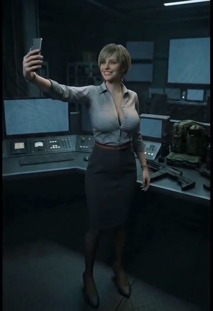 《生化危机9》AI视频：性感雪莉找每一个人合影