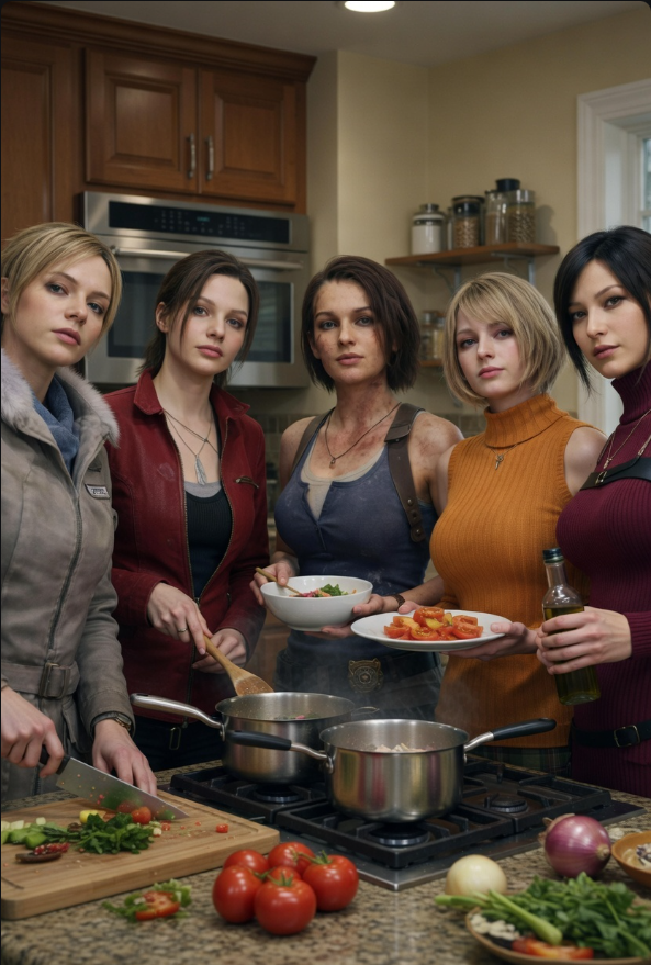 《生化危机9》AI视频：性感雪莉找每一个人合影