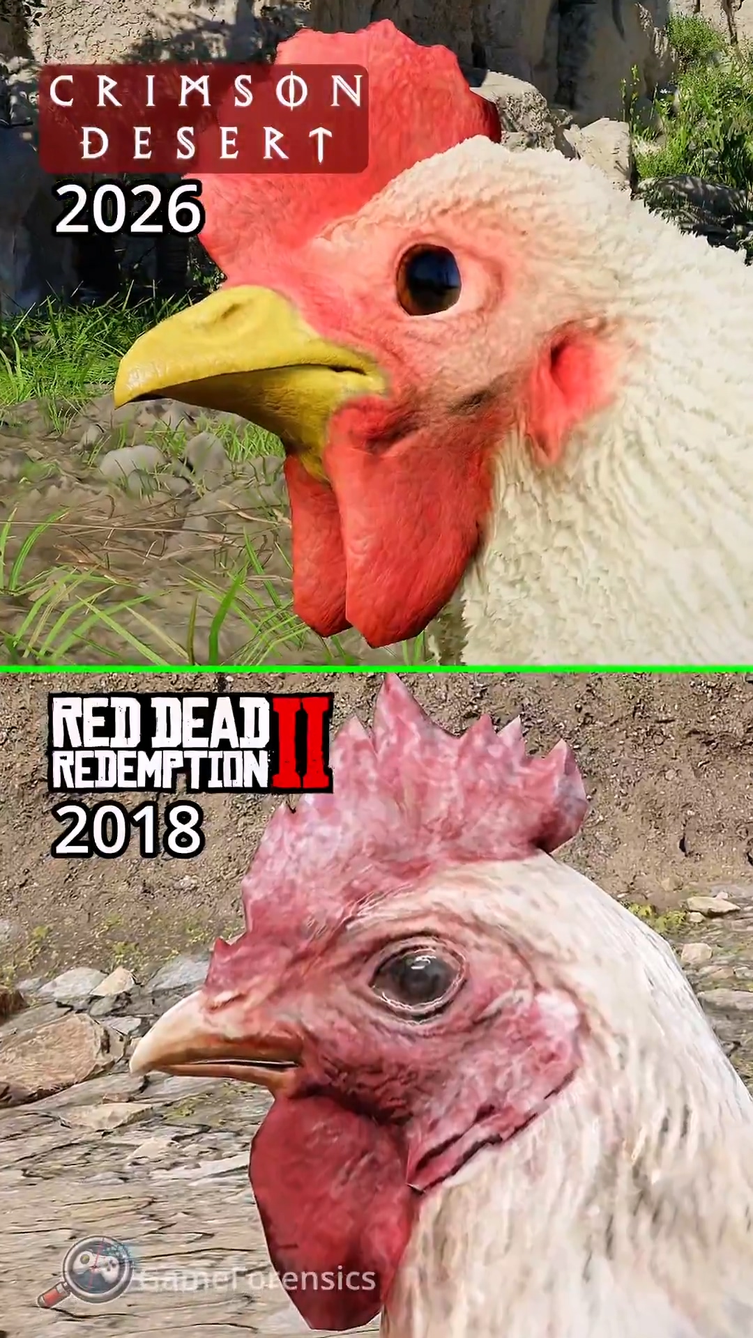 R星又赢了！《红色沙漠》和《荒野大镖客2》小鸡对比