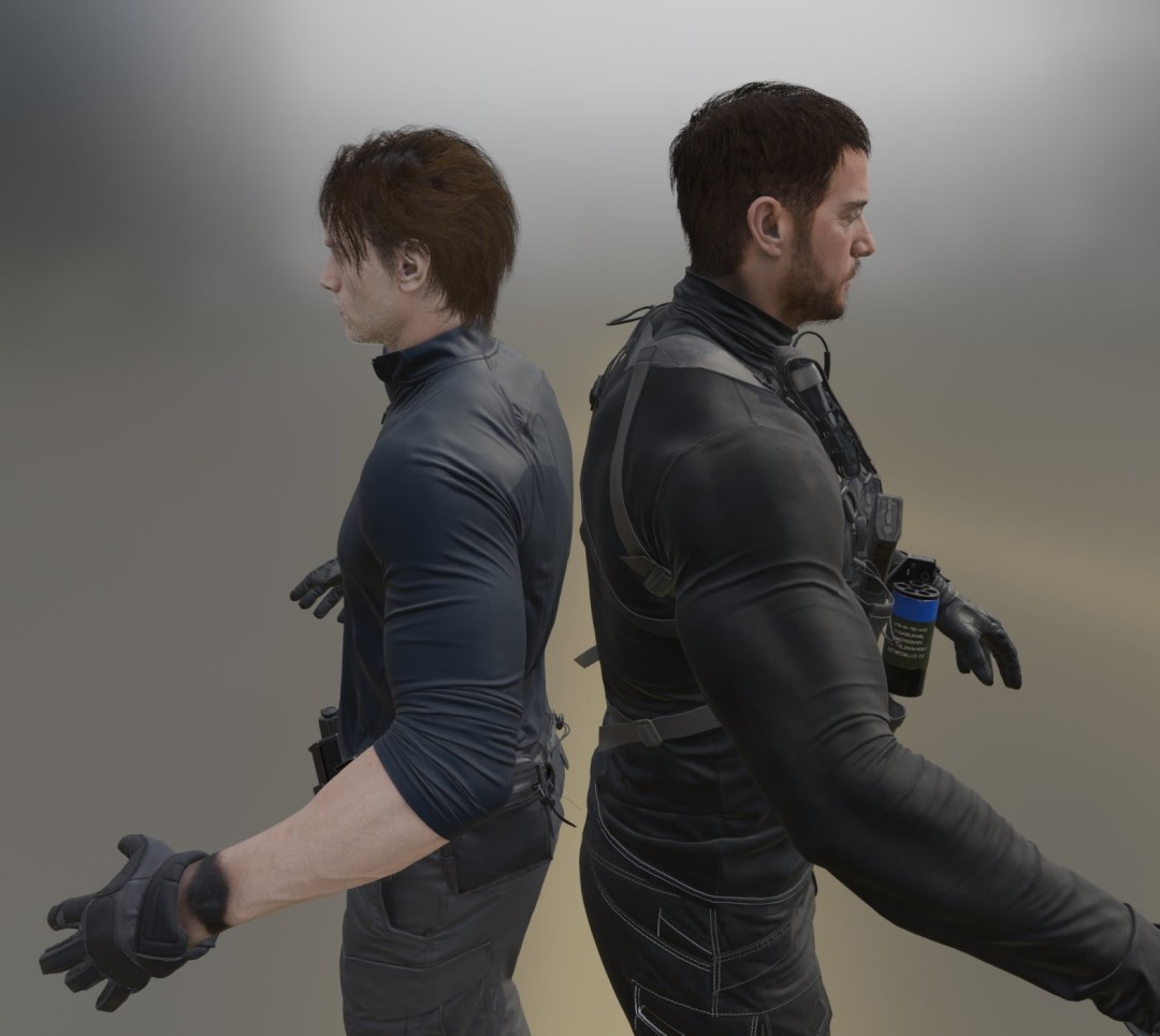 《生化危机》两大男神体型差异引热议 肌肉量夸张