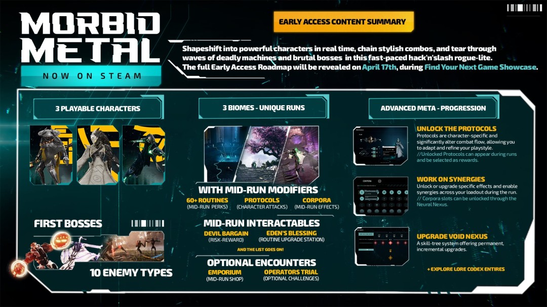 育碧动作游戏《异变金属》4月8日登陆Steam EA