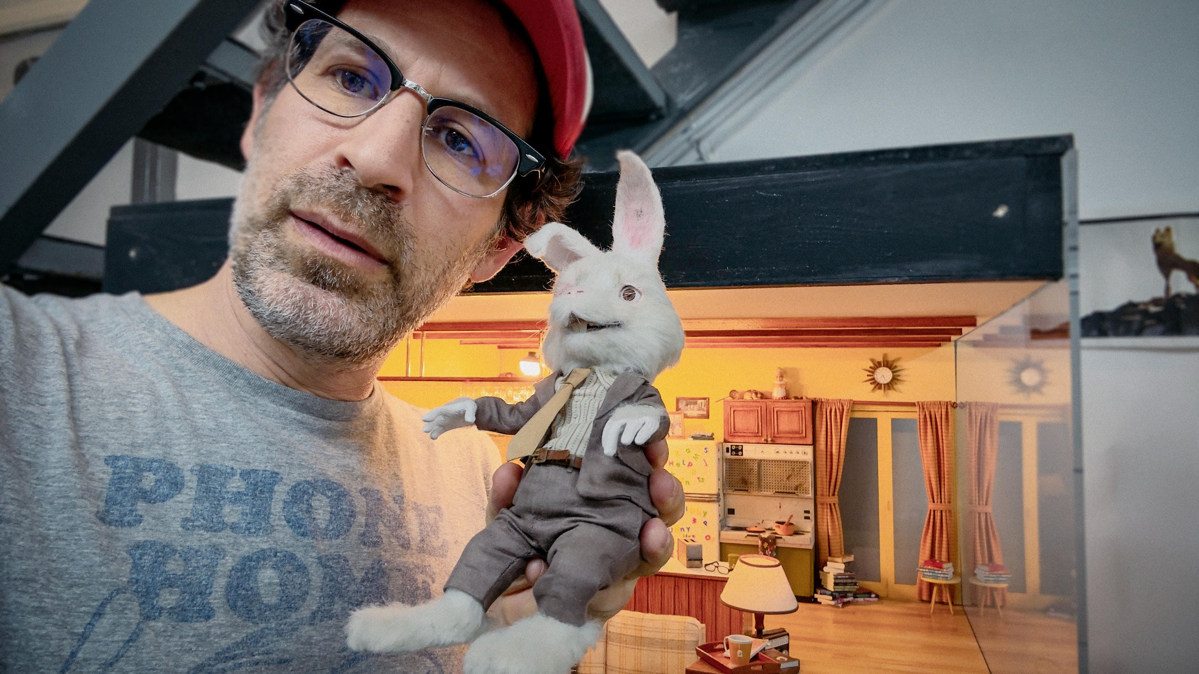 Director  Spencer  Susser  with  the  Ralph  puppet