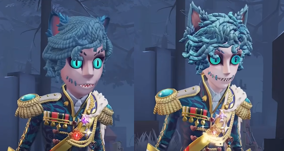 第五人格| 完全就是怪诞恐怖风！佣兵柴郡猫优化前后对比