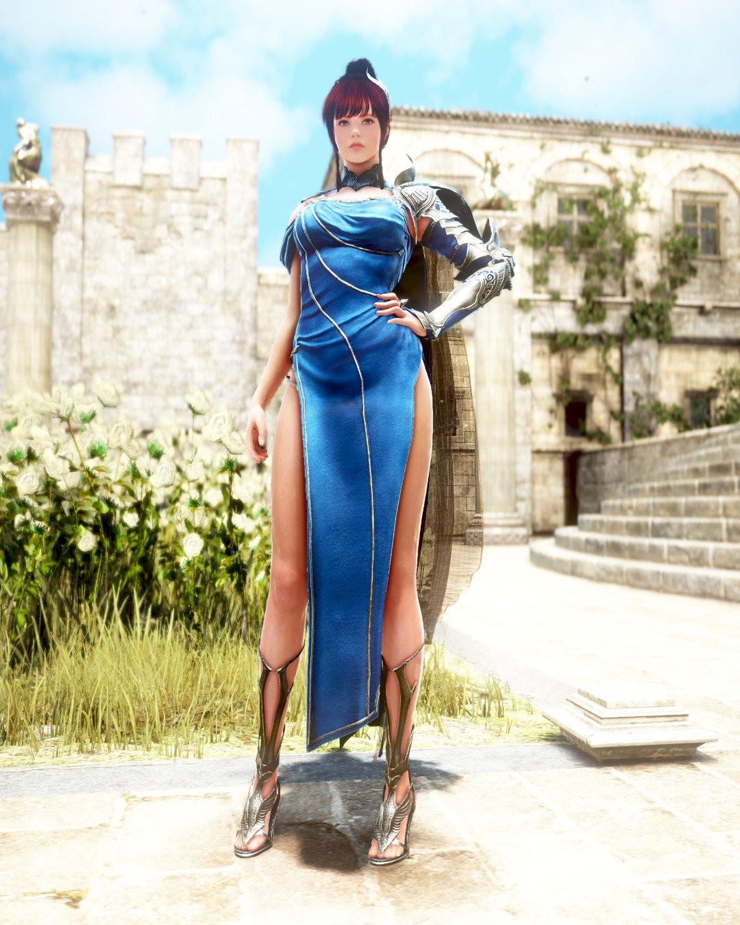 还是这个劲！ 《黑色沙漠》碧空高叉新服装展示性感美腿