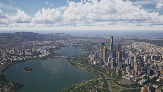 中国团队打造UE5城建游戏《城市蓝图》