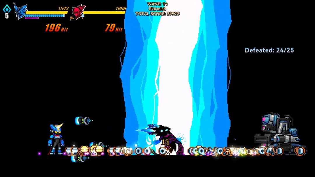 极致手感 X 复古像素 《超合金冲击》现已爆爽来袭Steam！