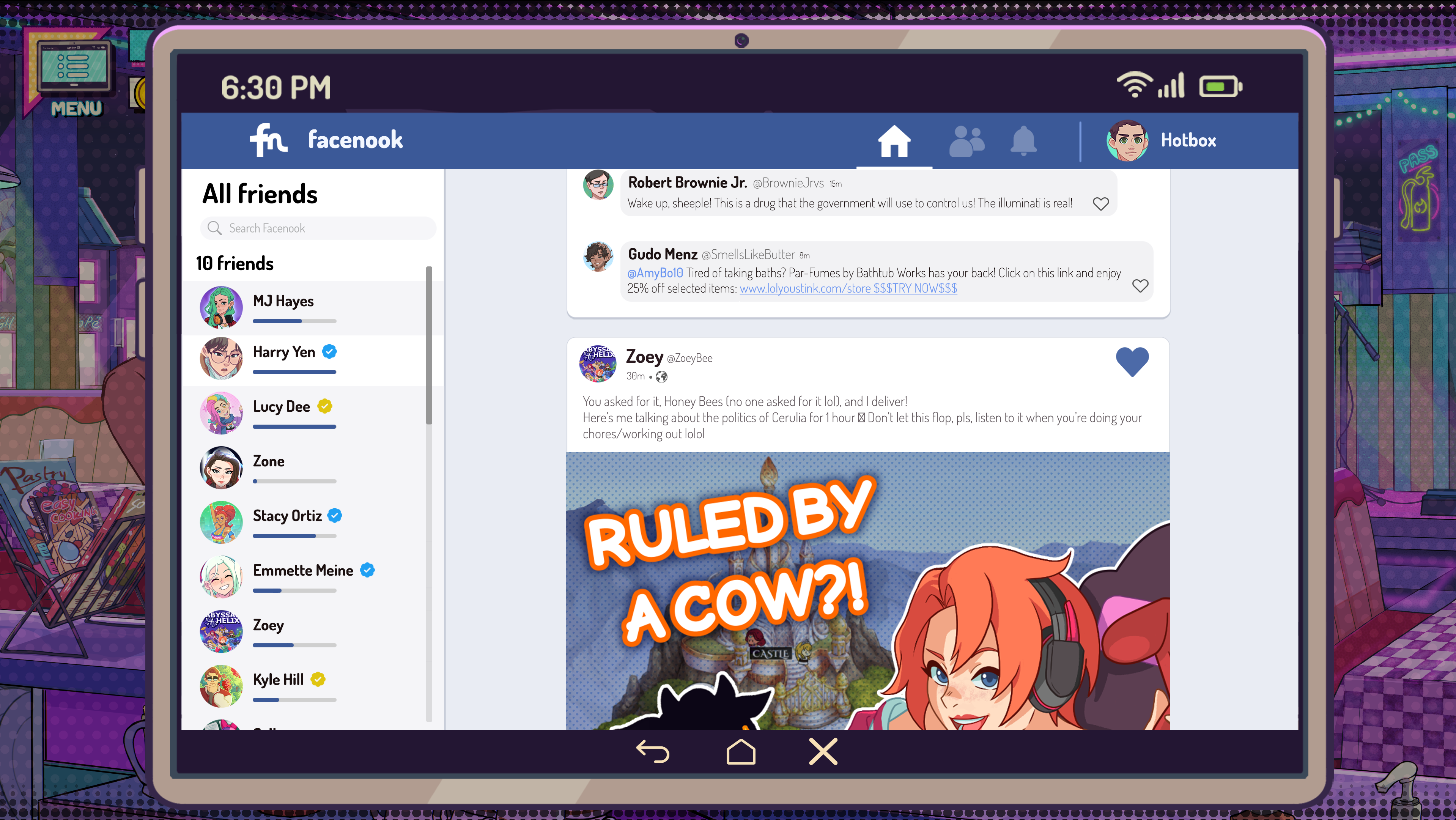 Like so many of us, your Mood Co<i></i>nfectioner doomscrolls during their downtime.